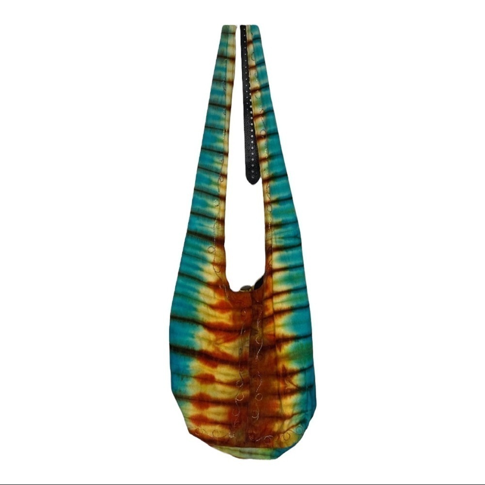 Boho ty die shoulder bag/ purse Made in Nepal